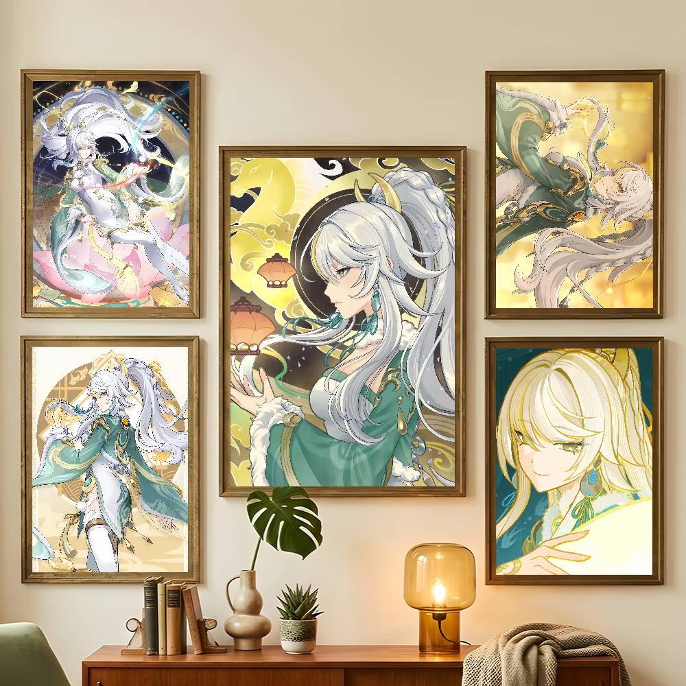 Gaming Accessories Wall - Постер Game Wuthering Waves Zibai для