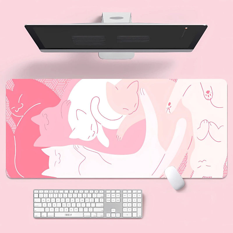 Gaming Accessories Very - Большой коврик для мыши Kawaii Pink