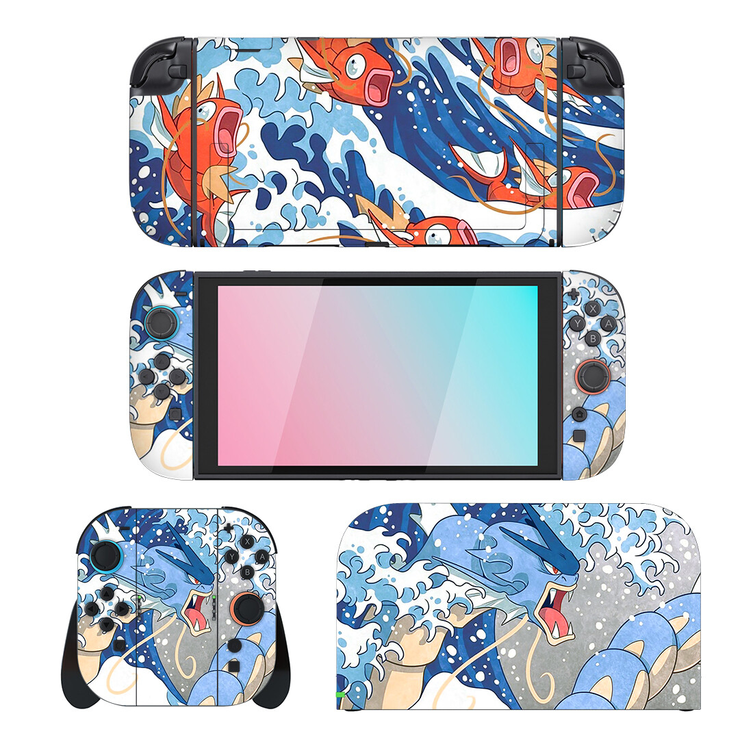 Gaming Accessories Pink - Новая мультяшная защитная наклейка-скин для консоли
