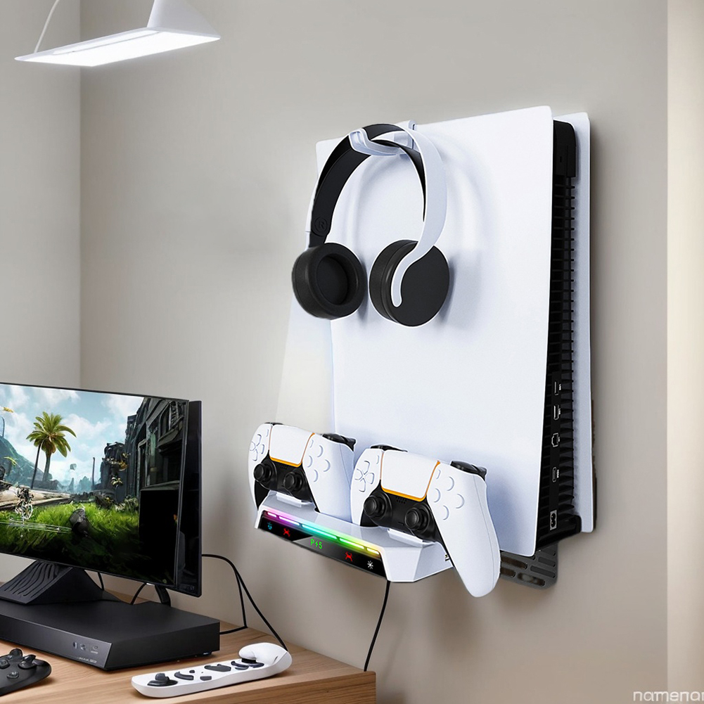 Gaming Accessories Wall - Тонкий настенный комплект для PS5/PS5 с