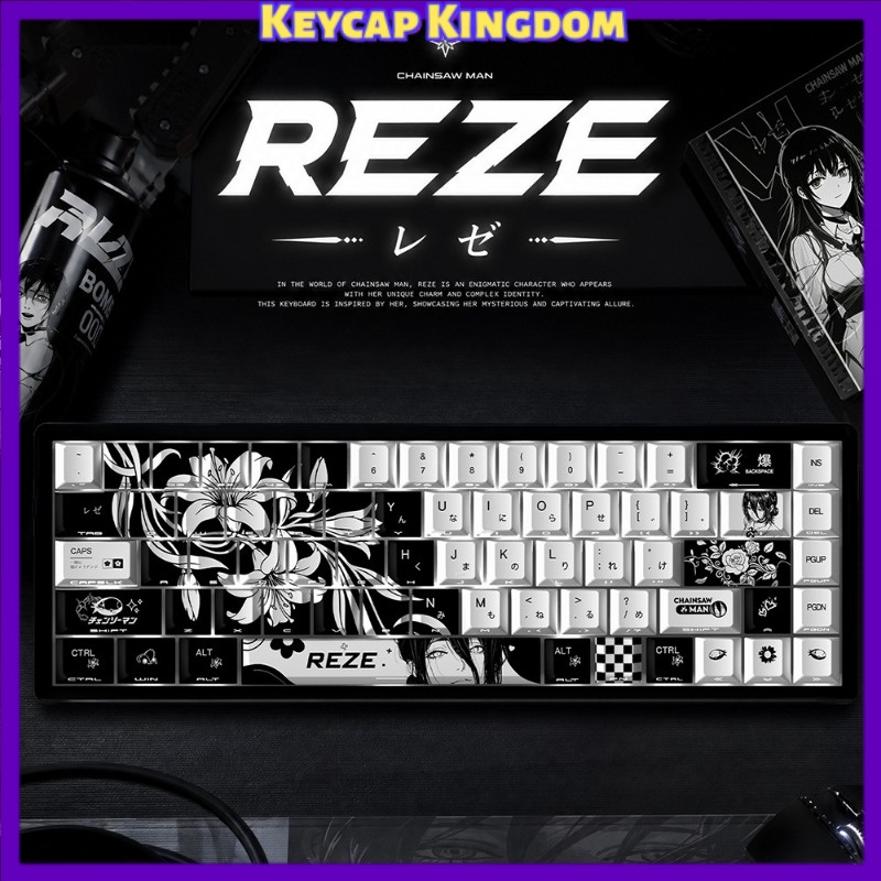 Gaming Accessories Aesthetic - НОВЫЕ кейкапы Reze 5.0 в стиле