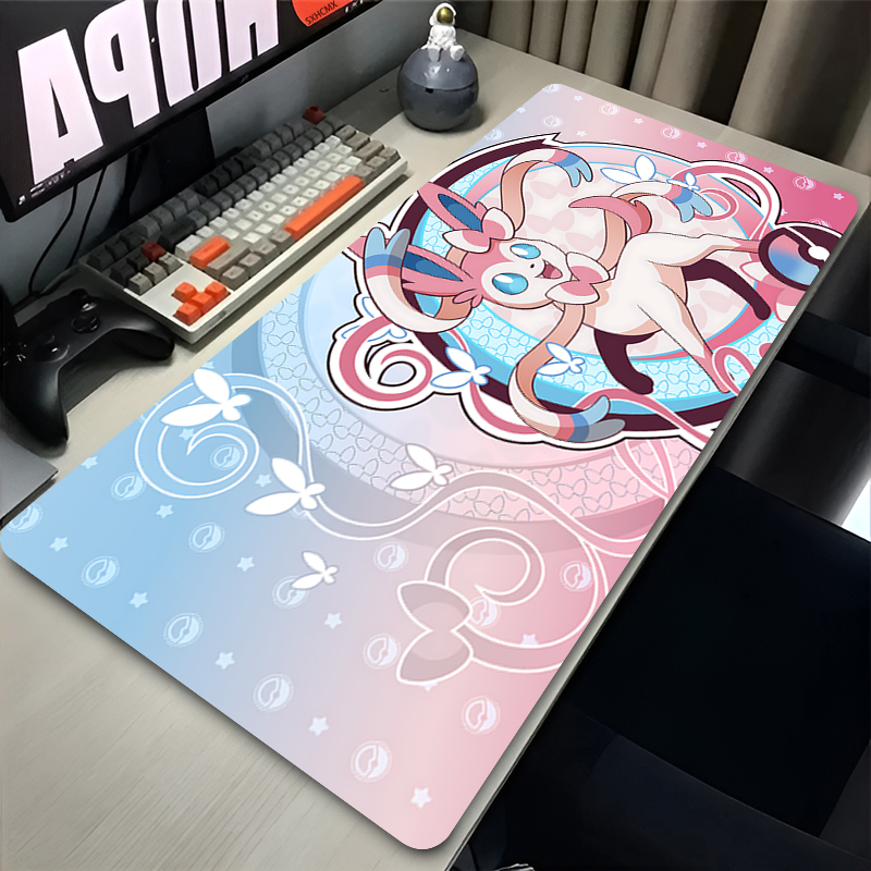 Gaming Accessories Pink - Большой розовый милый коврик для мыши