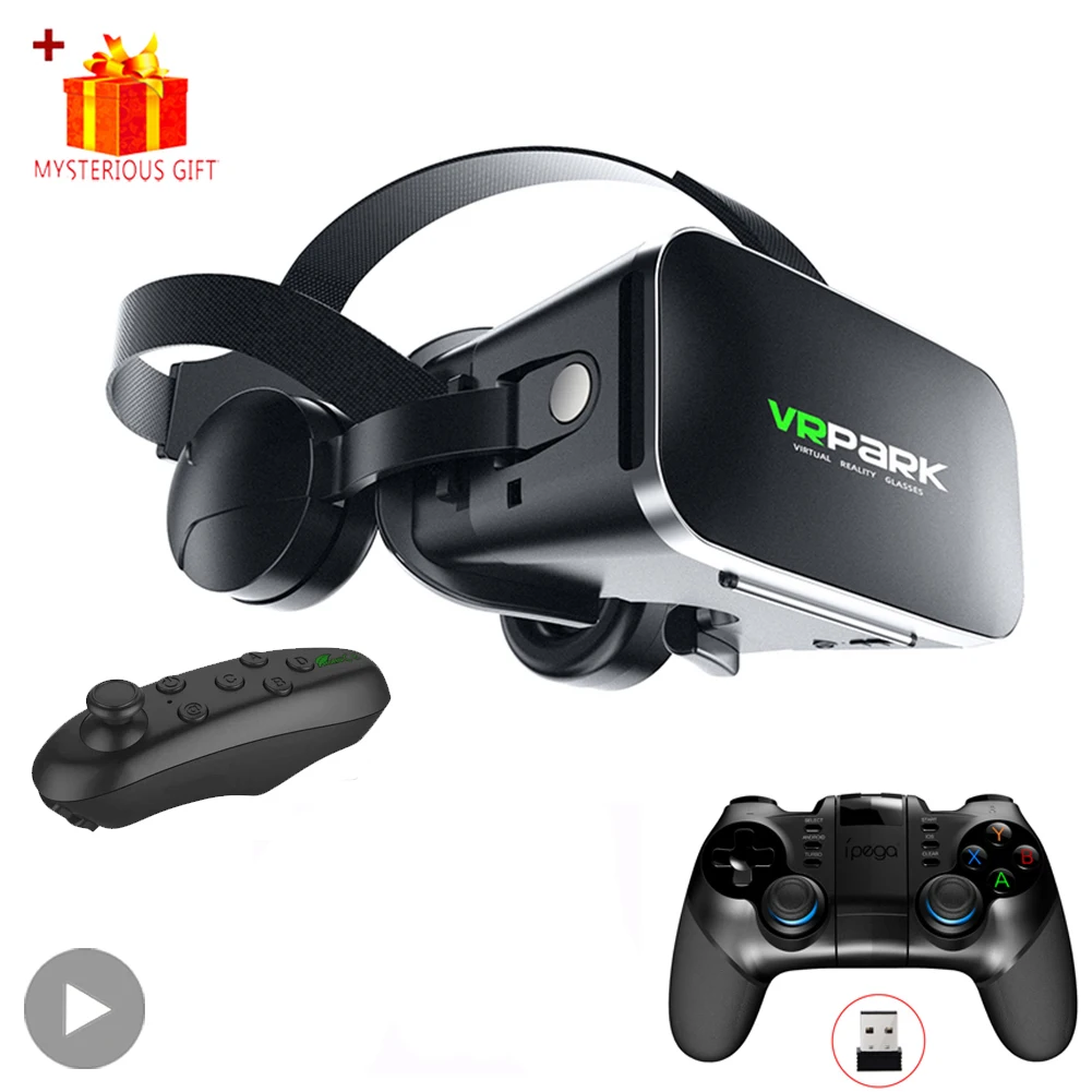 Gaming Accessories For 8 Year Old - Очки виртуальной реальности VR 3D-гарнитура Bluetooth-устройства