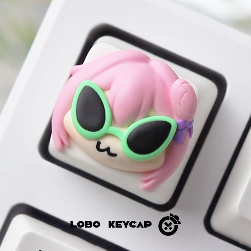 Милый розовый кейкап из смолы  – обзор и цена Gaming Accessories Pink