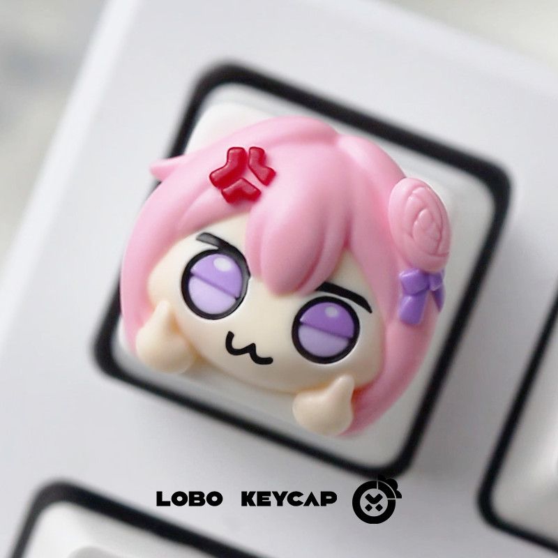Милый розовый кейкап из смолы  – обзор и цена Gaming Accessories Pink