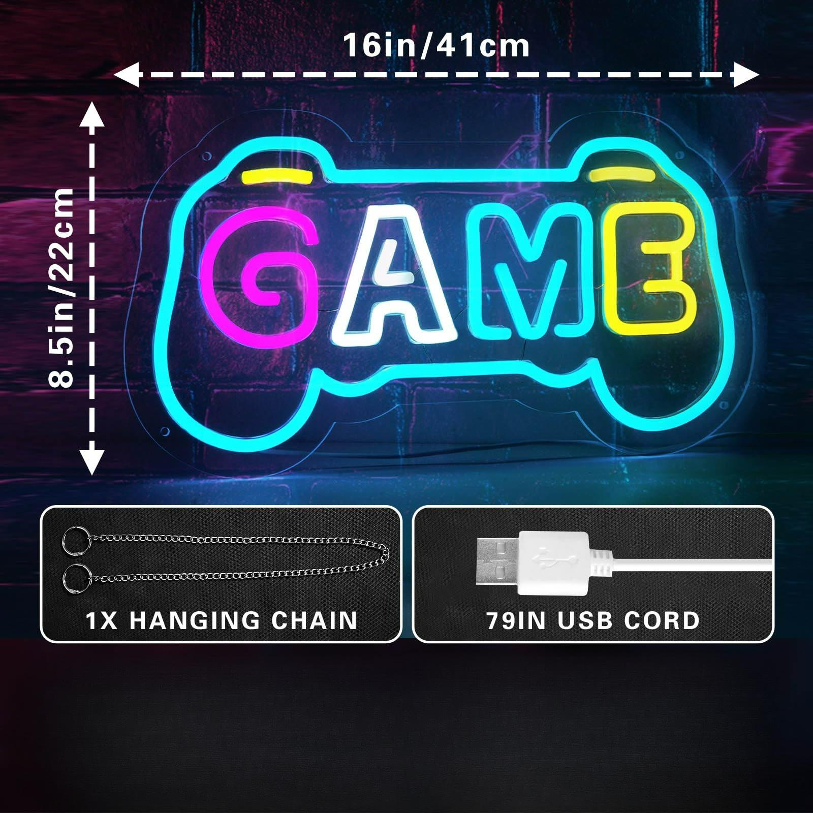 Неоновая вывеска для геймерско – обзор и цена Gaming Accessories Boys
