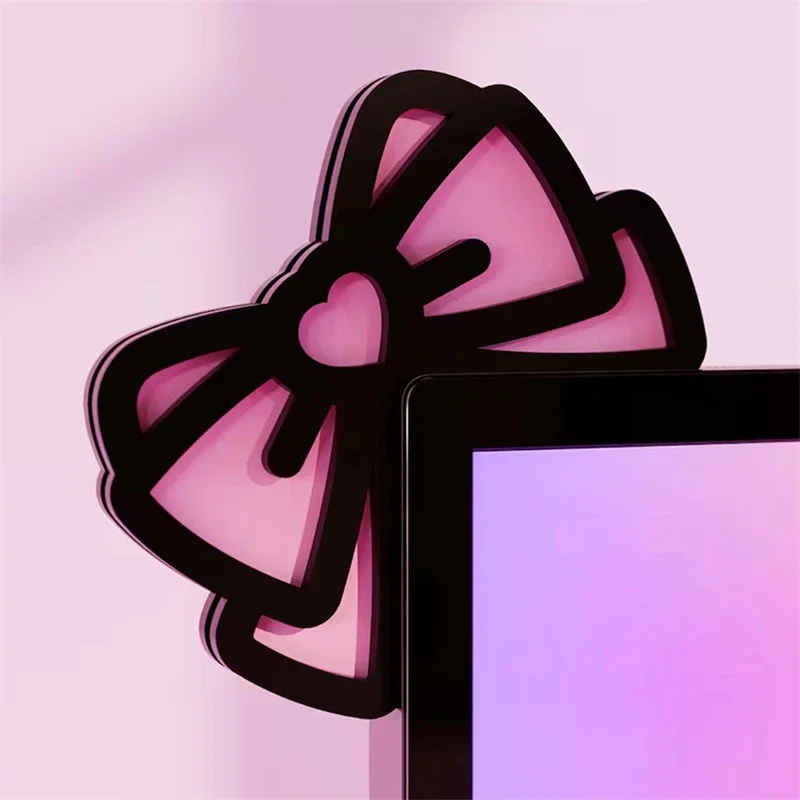 Kawaii розовый акриловый бант  – обзор и цена Gaming Accessories Pink