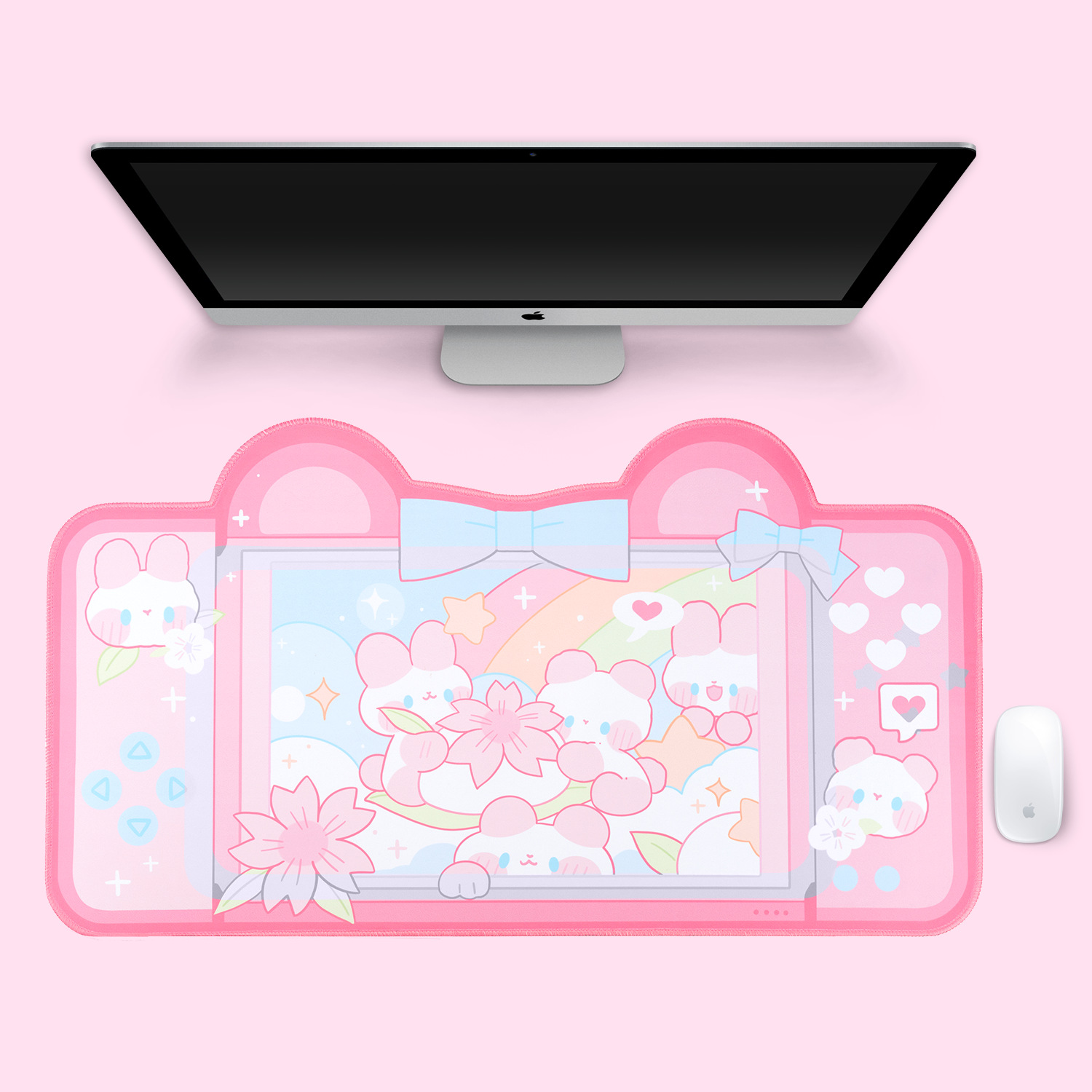 Очень большой симпатичный игро – обзор и цена Gaming Accessories Pink