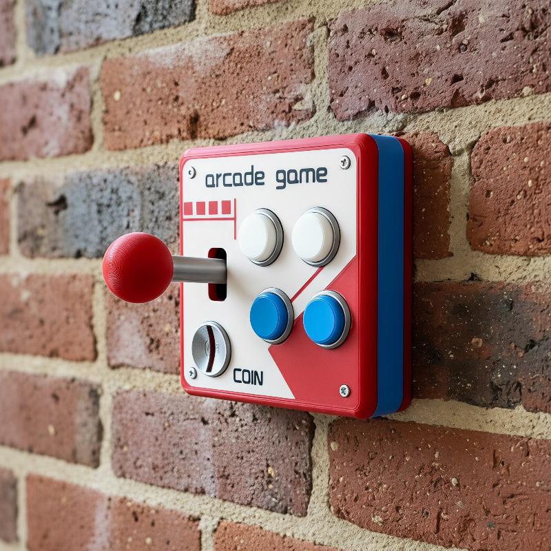Ретро-кнопка для аркадных игр, – обзор и цена Gaming Accessories Wall
